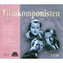 Ein Portrait der grten deutschen Filmkomponisten Teil 2 1933-1947 Bande Originale (Various Artists, Michael Jary, Peter Kreuder, Theo Mackeben) - Pochettes de CD
