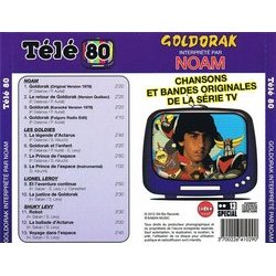 Goldorak Ścieżka dźwiękowa (Various Artists, Noam Kaniel) - Tylna strona okladki plyty CD