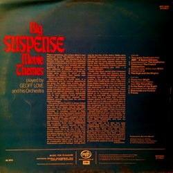 Big Suspense Movie Themes Ścieżka dźwiękowa (Various Artists, Geoff Love) - Tylna strona okladki plyty CD