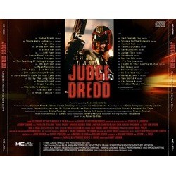 Judge Dredd Ścieżka dźwiękowa (Alan Silvestri) - Tylna strona okladki plyty CD