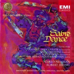 Sabre Dance Soundtrack (Various Artists, Alfred Newman) - CD-Cover