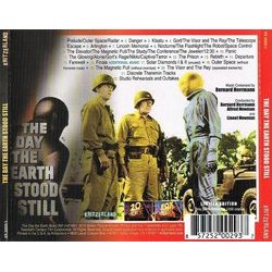 The Day the Earth Stood Still Trilha sonora (Bernard Herrmann) - CD capa traseira