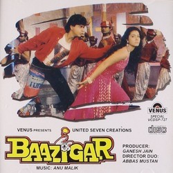 Baazigar Soundtrack (Various Artists, Anu Malik) - CD cover
