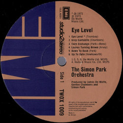 Eye Level サウンドトラック (Various Artists, Simon Park) - CDインレイ