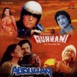 Qurbani / Abdullah Colonna sonora (Biddu , Indeevar , Kalyanji Anandji, Various Artists, Anand Bakshi, Rahul Dev Burman, Farooq Kaiser) - Copertina del CD