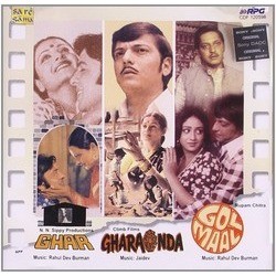Ghar / Gharonda / Gol Maal サウンドトラック (Rahul Dev Burman,  Gulzar, Naqsh Lyallpuri, Jaidev Verma) - CDカバー