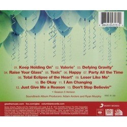 Glee: The Music - Celebrating 100 Episodes Soundtrack (Glee Cast) - CD Back cover