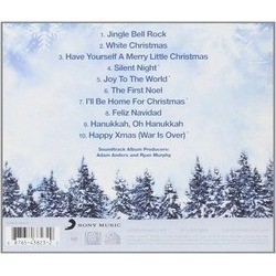 Glee: The Music - The Christmas Album, Volume 3 サウンドトラック (Glee Cast) - CD裏表紙