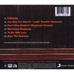 Glee: The Music - Journey to Regionals Soundtrack (Glee Cast) - CD Back cover