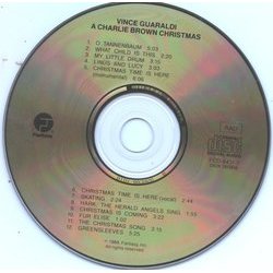 A Charlie Brown Christmas Ścieżka dźwiękowa (Vince Guaraldi) - wkład CD