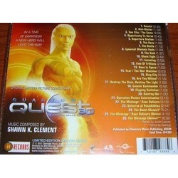 Quantum Quest: A Cassini Space Odyssey Soundtrack (Shawn K. Clement) - CD Back cover