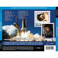 SpaceCamp Ścieżka dźwiękowa (John Williams) - Tylna strona okladki plyty CD