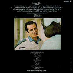 One Flew Over the Cuckoo's Nest Soundtrack (Jack Nitzsche) - CD Back cover