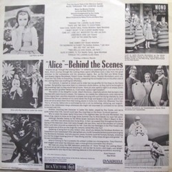 Alice Through the Looking Glass Ścieżka dźwiękowa (Original Cast, Moose Charlap) - Tylna strona okladki plyty CD