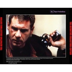 Blade Runner 声带 (Various Artists,  Vangelis) - CD后盖