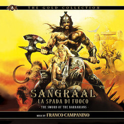 Sangraal: La Spada di Fuoco Colonna sonora (Franco Campanino) - Copertina del CD