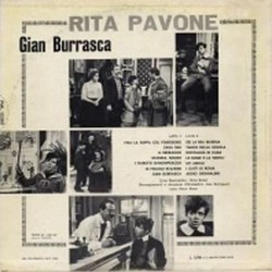 Gian Burrasca Ścieżka dźwiękowa (Rita Pavone, Nino Rota) - Tylna strona okladki plyty CD