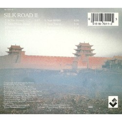 Silk Road II Soundtrack (Kitaro ) - CD Back cover
