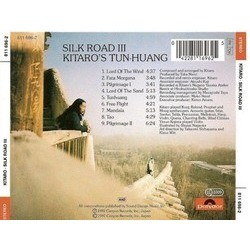 Silk Road III - Tun Huang サウンドトラック (Kitaro ) - CD裏表紙