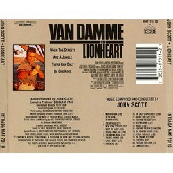 Lionheart サウンドトラック (John Scott) - CD裏表紙