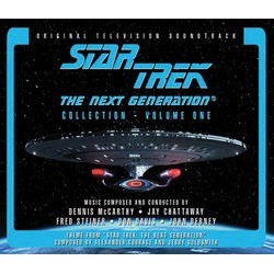 Star Trek: The Next Generation - Volume One Trilha sonora (Jay Chattaway, Don Davis, John Debney, Dennis McCarthy, Fred Steiner) - capa de CD