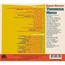 Thunder Road サウンドトラック (Various Artists, Jack Marshall) - CD裏表紙