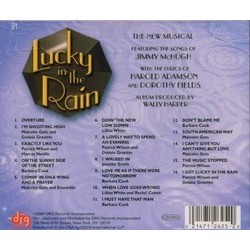 Lucky in the Rain Soundtrack (Harold Adamson, Dorothy Fields, Jimmy McHugh) - CD Back cover