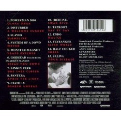 Dracula 2000 Ścieżka dźwiękowa (Various Artists) - Tylna strona okladki plyty CD