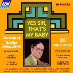 Yes Sir, That's My Baby Ścieżka dźwiękowa (Various Artists, Walter Donaldson) - Okładka CD
