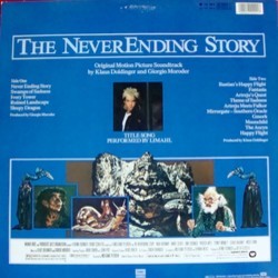 The NeverEnding Story Soundtrack (Klaus Doldinger, Giorgio Moroder) - CD Back cover