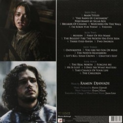 Game Of Thrones: Season 4 声带 (Ramin Djawadi) - CD后盖
