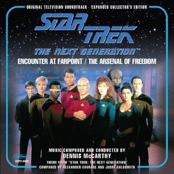 Star Trek: The Next Generation - Encounter at Farpoint / The Arsenal of Freedom サウンドトラック (Dennis McCarthy) - CDカバー