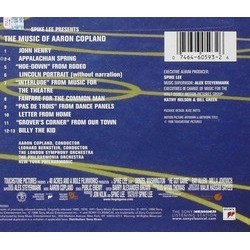 He Got Game サウンドトラック (Aaron Copland) - CD裏表紙
