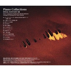 Final Fantasy XII: Piano Collections Ścieżka dźwiękowa (Hitoshi Sakimoto) - Tylna strona okladki plyty CD