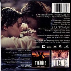 Music from Back to Titanic Soundtrack (James Horner) - CD-Rckdeckel