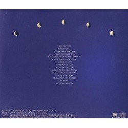 Final Fantasy IV: Celtic Moon Soundtrack (Nobuo Uematsu) - CD Back cover