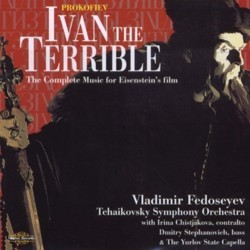 Ivan the Terrible - The complete music for Eisenstein's film Soundtrack (Sergei Prokofiev) - CD cover