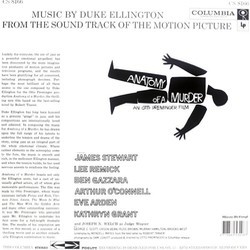 Anatomy of a Murder Ścieżka dźwiękowa (Duke Ellington) - Tylna strona okladki plyty CD