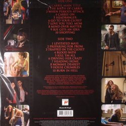 Carrie Soundtrack (Marco Beltrami) - CD Back cover