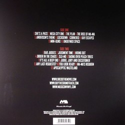 Dredd Ścieżka dźwiękowa (Paul Leonard-Morgan) - Tylna strona okladki plyty CD