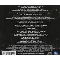 The 5 Browns in Hollywood Ścieżka dźwiękowa (Various Artists) - Tylna strona okladki plyty CD