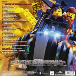The Lego Movie Trilha sonora (Various Artists, Mark Mothersbaugh) - CD capa traseira