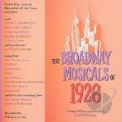 The Broadway Musicals of 1926 声带 (Various Artists, Various Artists) - CD封面