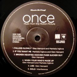 Once サウンドトラック (Glen Hansard, Markta Irglov) - CDインレイ