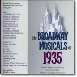 The Broadway Musicals of 1935 Ścieżka dźwiękowa (Various Artists, Various Artists) - Okładka CD