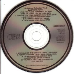 Zabriskie Point Trilha sonora (Various Artists, Jerry Garcia,  Pink Floyd) - CD-inlay