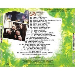 Ghostbusters II Ścieżka dźwiękowa (Randy Edelman) - Tylna strona okladki plyty CD