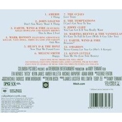 Hitch Ścieżka dźwiękowa (Various Artists) - Tylna strona okladki plyty CD