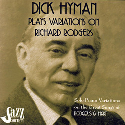 Dick Hyman Plays Variations On Richard Rodgers: Rodgers & Hart Soundtrack (Lorenz Hart, Dick Hyman, Richard Rodgers) - CD cover