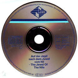 The Jewel of the Nile Trilha sonora (Various Artists, Jack Nitzsche) - CD-inlay